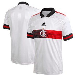 Flamengo White 2020/21 Away Jersey Size Large
